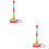 2Pcs Colorful Ring Toss Puzzle Toys Plastic Intelligence Game 6