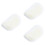 3Pz Filato Cotone Bianco Per Uncinetto Soffice E Caldo 6