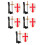 5 Pezzi Costume Cavaliere Medievale: , , 6