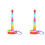 2Pcs Colorful Ring Toss Puzzle Toys Plastic Intelligence Game 2