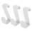 6 Pcs Potty Hook Multifunctional Plastic Hanging Hook Punch Free 10