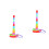 2Pcs Colorful Ring Toss Puzzle Toys Plastic Intelligence Game 4