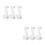 6 Pcs Potty Hook Multifunctional Plastic Hanging Hook Punch Free 4