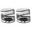 2Set Portacandele Tealight E Legno Nero Per Casa 4