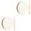 2Set Tamburo Musicale Bianco Per Bambini Gioco Educativo E 3