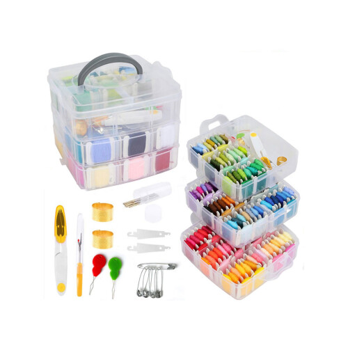 1 Set 150pcs Embroidery Tools Kit with Storage Box