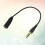 23 Cm 3,5 Mm Cavo Estensione Stereo Maschio A Per Cuffie Nero 9