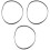 3Pcs Bread Machine Drive Belt Replacement Spare Part 5