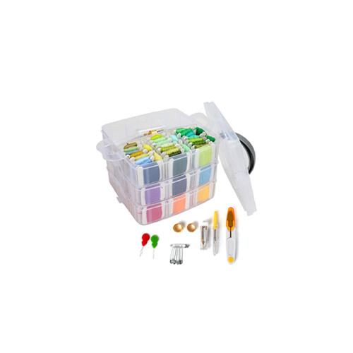 1 Set 150pcs Embroidery Tools Kit with Storage Box 2