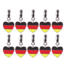 20Pz Braccialetti Femminili Bandiera Germania
