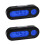 2Pz Orologio Dashboard Auto ABS Nero, Termometro Digitale Con Luce 2