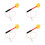 4Pz Martelli in Gialli Gioco Bambini Pounding E Coordinazione 7