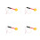 4Pz Martelli in Gialli Gioco Bambini Pounding E Coordinazione 4