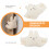 Fermaporta Protettore Dita PP Cotone Beige Coniglio 9