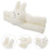 Fermaporta Protettore Dita PP Cotone Beige Coniglio 5