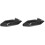 2Pz Heat Shield Protettivo Scarico Nero in Per 4