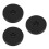 3Pcs Black Plastic Turntable Organizer 360 Rotating Stand for Home 4