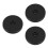 3Pcs Black Plastic Turntable Organizer 360 Rotating Stand for Home 5