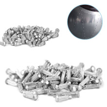 1500Szt Okrągłe Solidne Aluminiowe Srebrne Do Mocowania