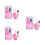 6 Sets 4pcs Makeup Bowl The Face 11