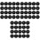 60 Pcs Round Anti Grass Fabric Non Woven Tree Ring Weed Control 5