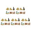 30Pz Statue Mini Egitte Resina Ornamenta Desktop E Collezione 5