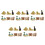30Pz Statue Mini Egitte Resina Ornamenta Desktop E Collezione 9