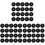 60 Pcs Round Anti Grass Fabric Non Woven Tree Ring Weed Control 4