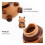 Porta Stuzzicadenti Panda in Legno , Dispenser 7