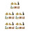 30Pz Statue Mini Egitte Resina Ornamenta Desktop E Collezione 7