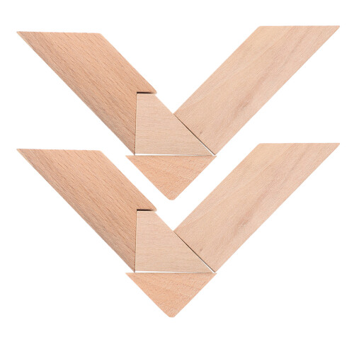 4 In Legno Forma A T Gioco Educativo Per Bambini 1