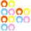 12 Pcs Shampoo Kid Bathing Cap Baby Shower Cap Adjustable 7