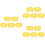 15 Pcs Spleen Cage Cell Hand Clip Plastic 6