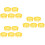 15 Pcs Spleen Cage Cell Hand Clip Plastic 7