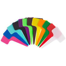 Garden Plant Labels, Reusable Plant Name Tags With Multicolor Nursery Markers For Seed Potted Herbs Flowers Vegetables, Waterproof Plant Label Stakes