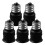 5Pcs Adaptador Soquete E12 Para E14, Conversor Base Para Lâmpada Led 1