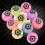 20Pcs Eyeball Pattern Bouncy Balls For Kids Playing 10