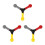 3Pcs Assorted Color Multi-Handle Stick for Agility and Reflex Training 5