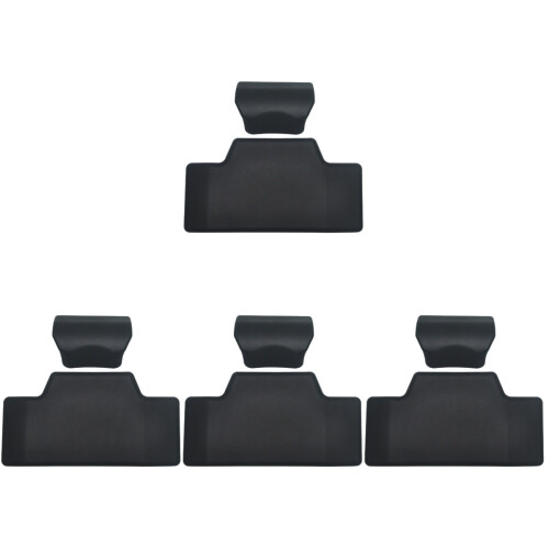 4 Pack Motorcycle Trunk Back Pad Cushioned Backrest For Motorcycles 1