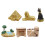 30Pz Statue Mini Egitte Resina Ornamenta Desktop E Collezione 2