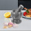 1Conjunto De Preto Ergonômico Para Cozinha E 3