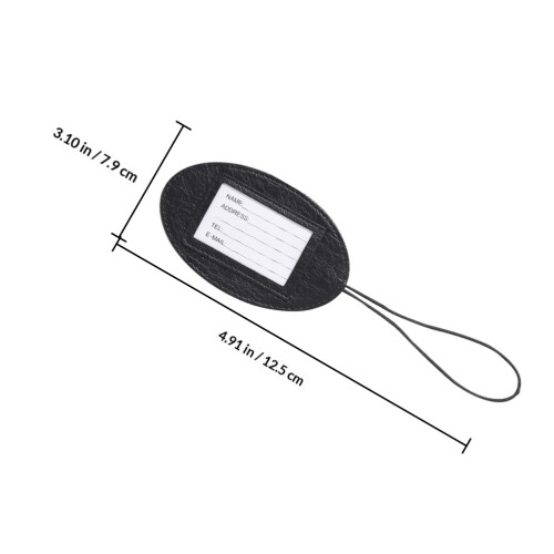 3Pz Tag Identificativi Valigia PU Leggeri 1