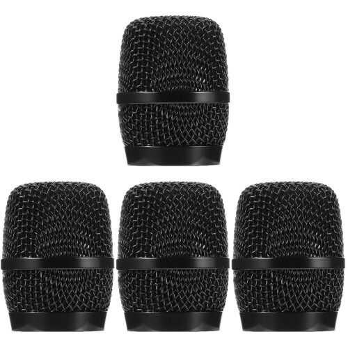 4Pz Testa Microfono Metallo Nera Wireless 1