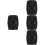4Pz Testa Microfono Metallo Nera Wireless 6