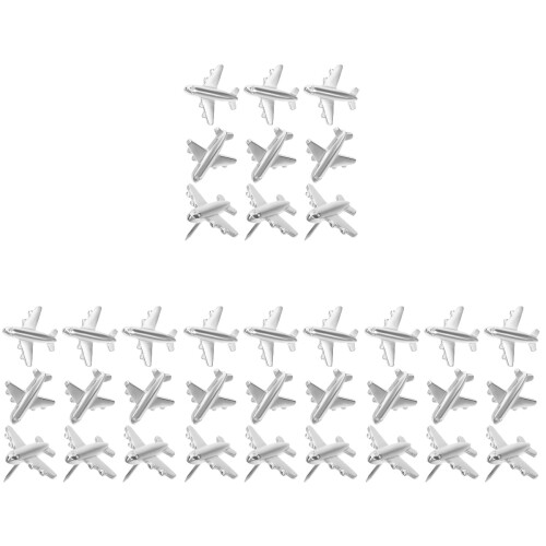 48Pz Pushpin Argento Mini Aerei Per E Bacheche Domestiche 2