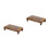 2 Pezzi Rettangolare In Legno Cinese Per Vaso Bonsai 6