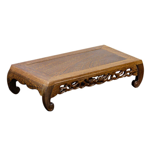 2 Pezzi Rettangolare In Legno Cinese Per Vaso Bonsai 1