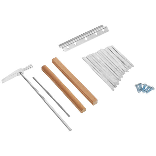 2Conjuntos Ferramentas Kalimba Tuning Kit Durável Aço E 2