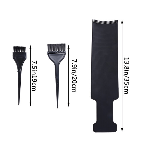 3 Unidades Para Coloração Capilar Com Preto 1