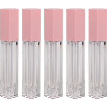 10Pz Contenitori Rossetto Rosa in As Ricaricabili Per